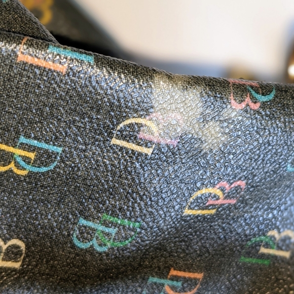 Vintage Dooney And Bourke 1975 Shoulder  Bag Multi Color - Picture 2 of 11